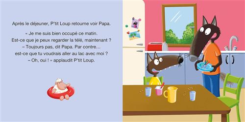 P'tit Loup - : P'tit Loup passe une journée sans écran