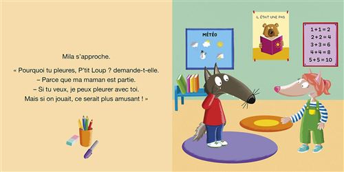 P'tit Loup - : P'tit loup ne veut pas aller à l'école