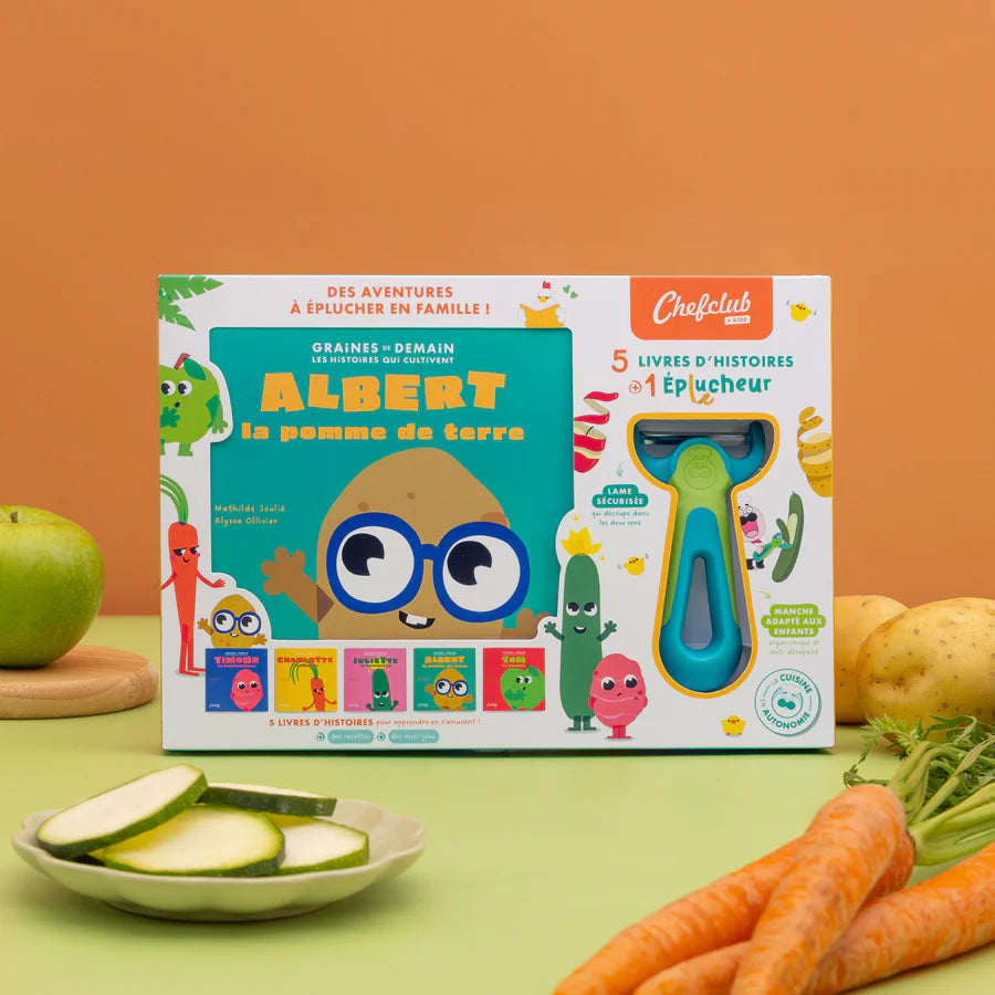 Coffret Graines de Demain et son éplucheur