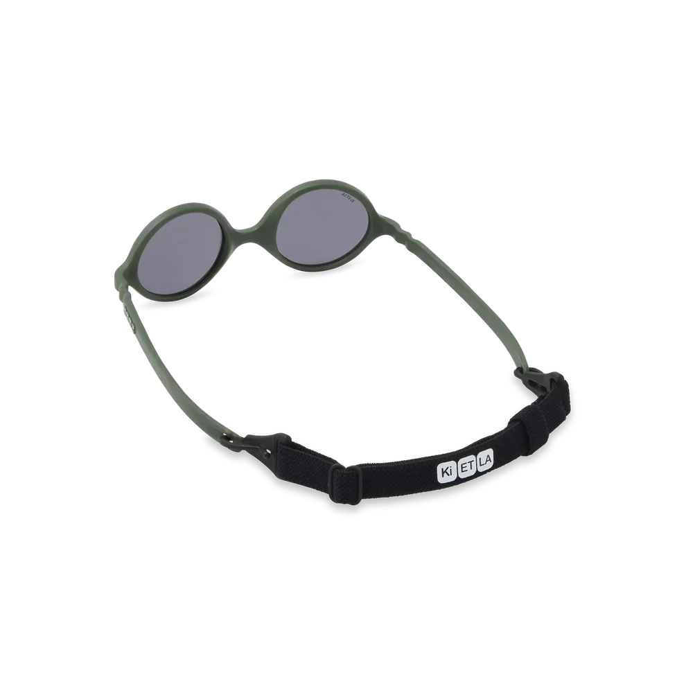 Lunettes de soleil bébé DIABOLA – Kaki