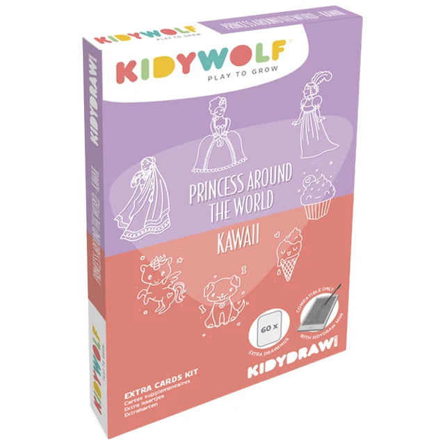 Recharge KIDYDRAW-MINI – Kawaii & Princesses – Kidywolf