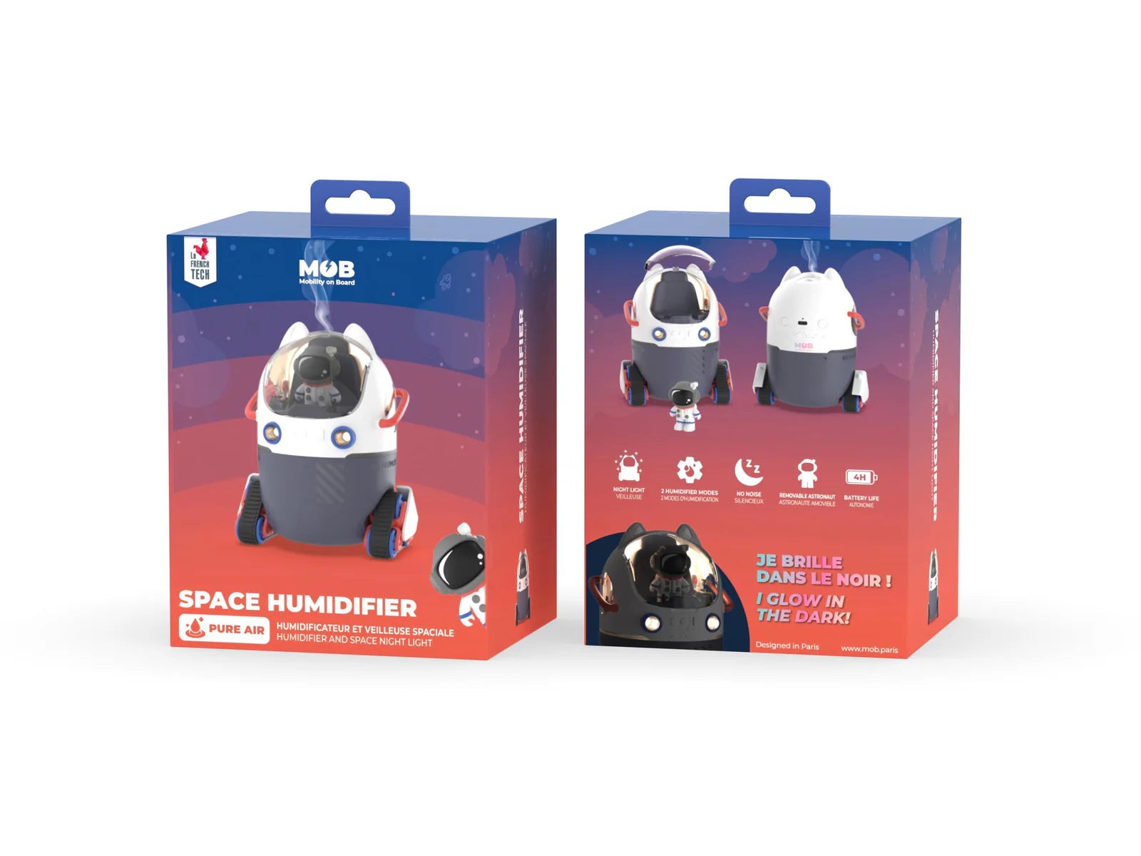 Humybot - Humidificateur et veilleuse spatial