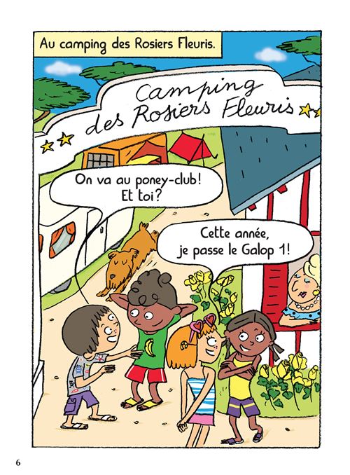 Sami et Julie Surprise au poney club !. Fin de CP - CE1