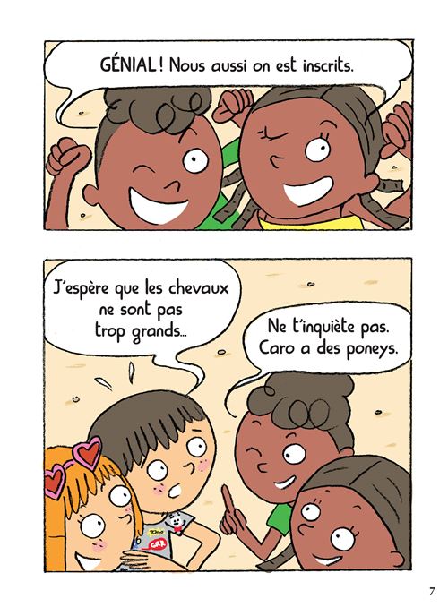 Sami et Julie Surprise au poney club !. Fin de CP - CE1