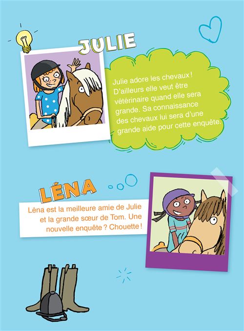 Sami et Julie Surprise au poney club !. Fin de CP - CE1