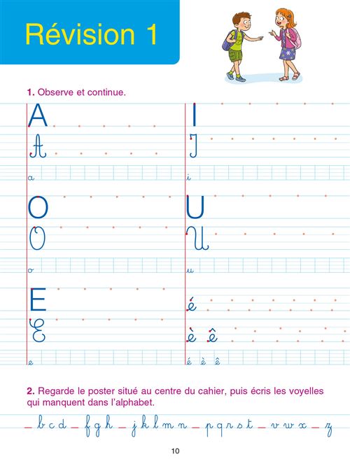 Sami et Julie Cahier d'écriture 6-8 ans