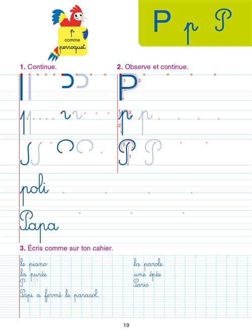 Sami et Julie Cahier d'écriture 6-8 ans