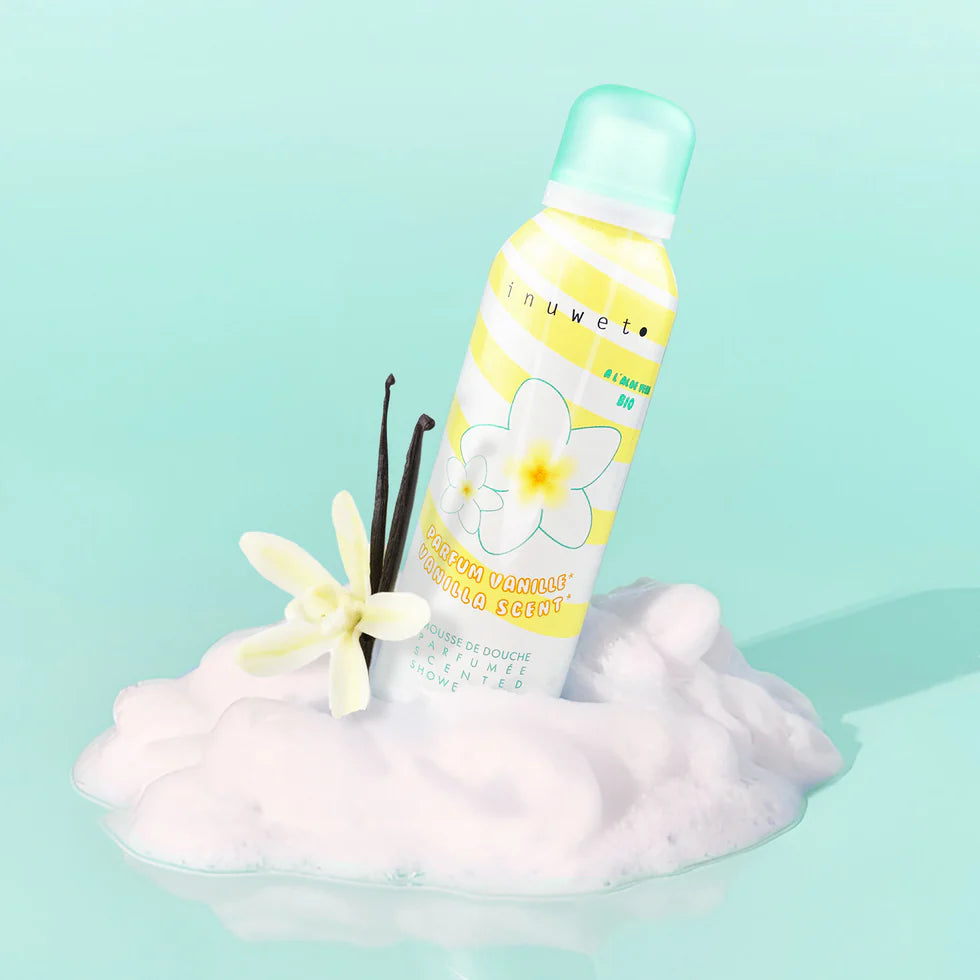 Mousse de douche blanche - Vanille