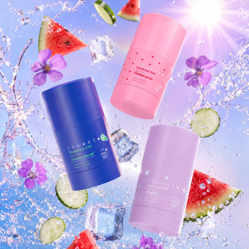 Déodorant Fresh Day Parfum violette - Inuwet