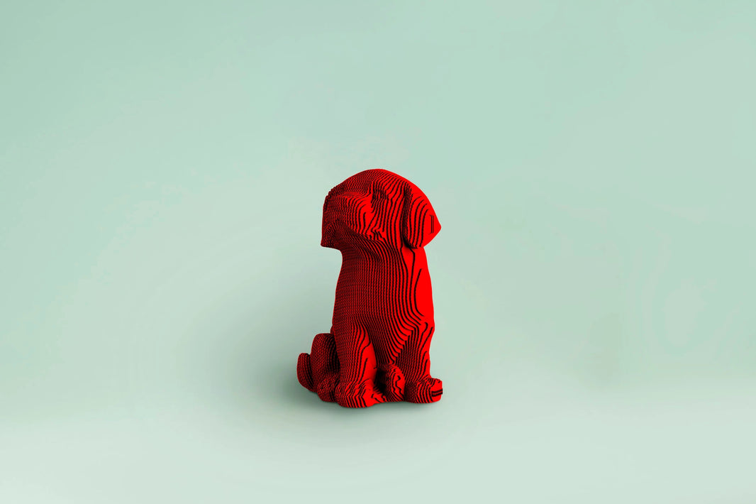 Chiot Labrador - Puzzle 3D Modèle en Carton