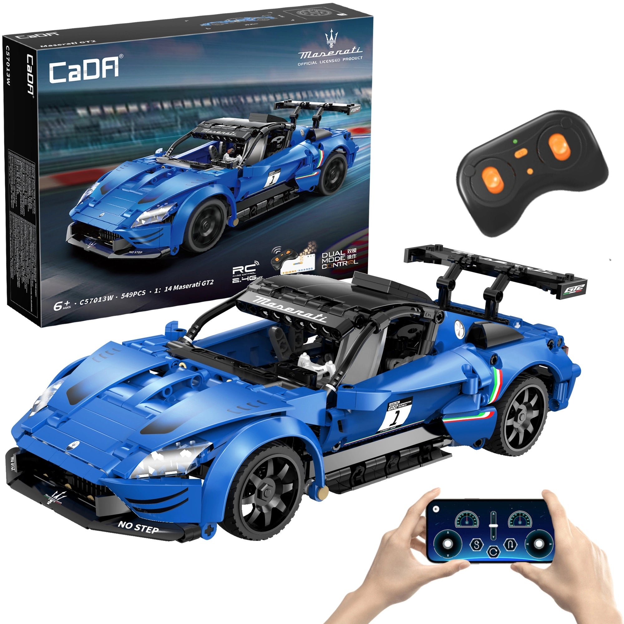 Voiture Maserati GT2 télécommandée 549 pièces – CaDA