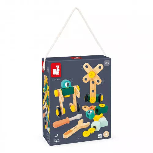 Baril Brico'Kids 50 pièces (bois)