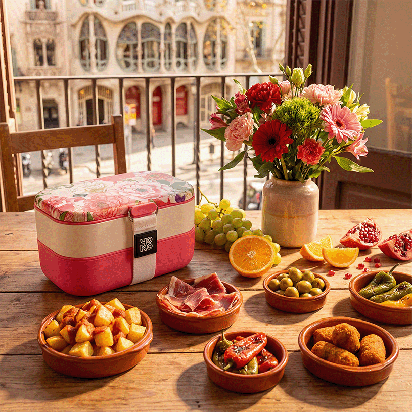Bento boîte à déjeuner Barcelone 1200 ml – Yoko Design