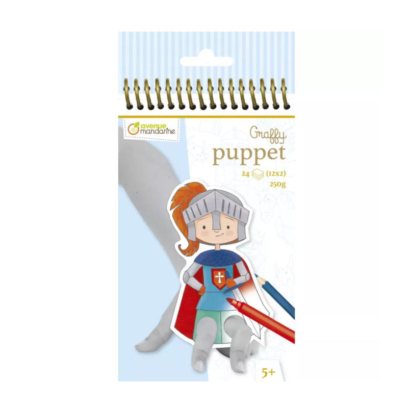 Carnet coloriage Graffy Puppet