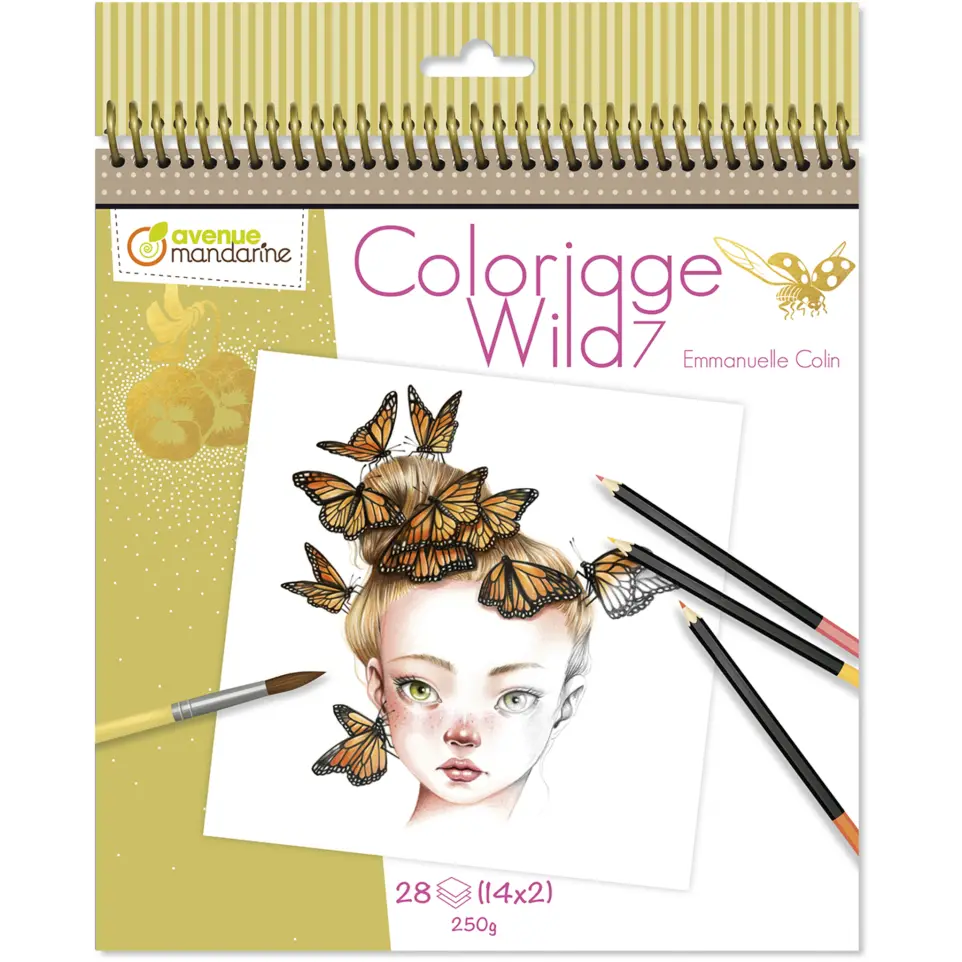 Carnet de coloriage Wild 7