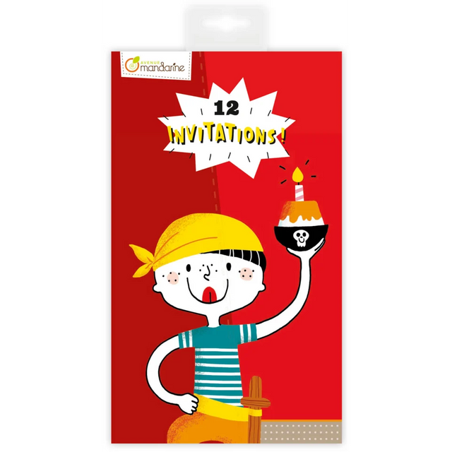 Cartes d'invitation, pirate