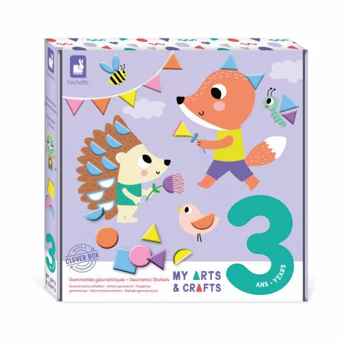 Coffret créatif Gommettes Géométriques - 3 ans