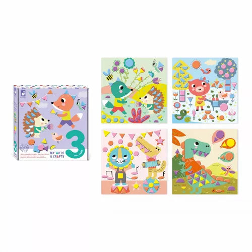 Coffret créatif Gommettes Géométriques - 3 ans