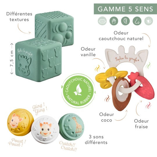 Coffret d'éveil sensoriel Sophie la girafe
