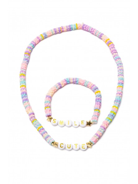 Set collier/bracelet "Cute smile"