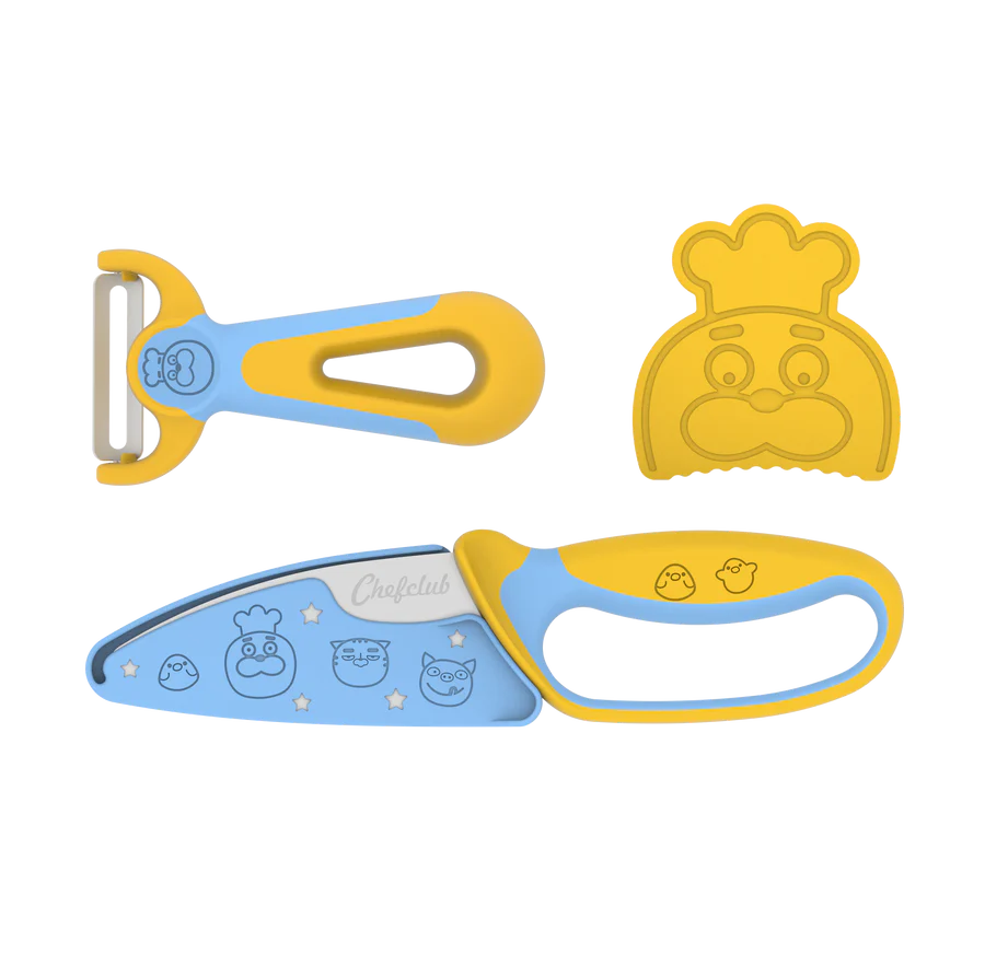 Kit découpe : Couteau et éplucheur Chefclub Kids