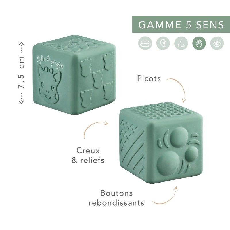 Cube aux textures - Sophie la girafe (Toucher)