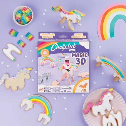 Emporte-pièces - Licorne & Arc-en-Ciel Magic 3D