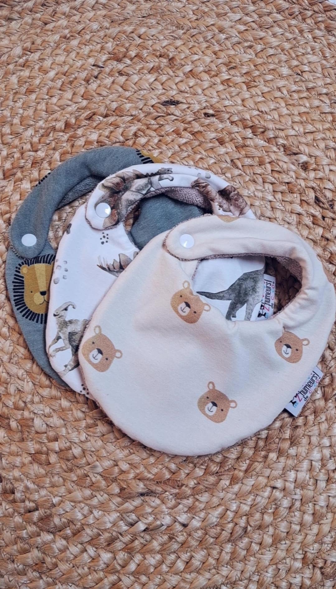 Lot de 3 bavoirs 🍼