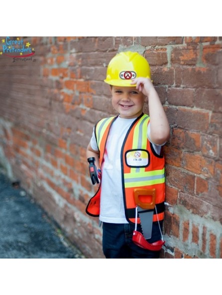 Déguisement d'ouvrier de chantier 5-6 ans