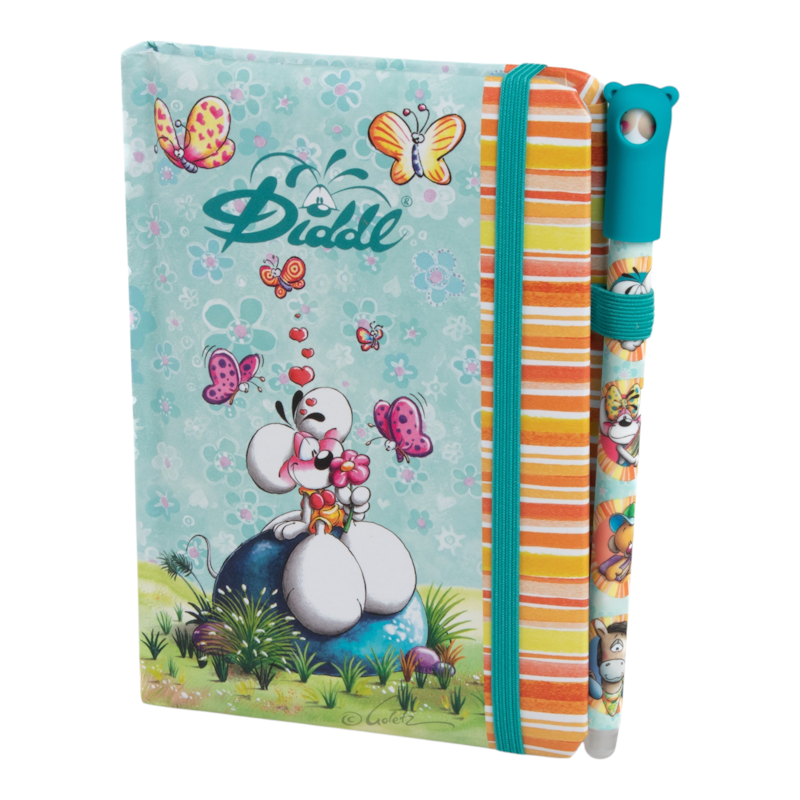 Notizbuch A6 + Diddl-Stift