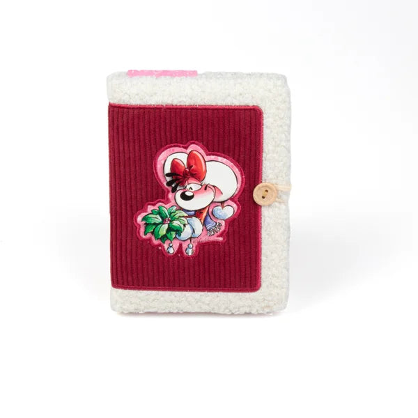 Carnet A6 velours Noël – Collection Hiver - Diddl