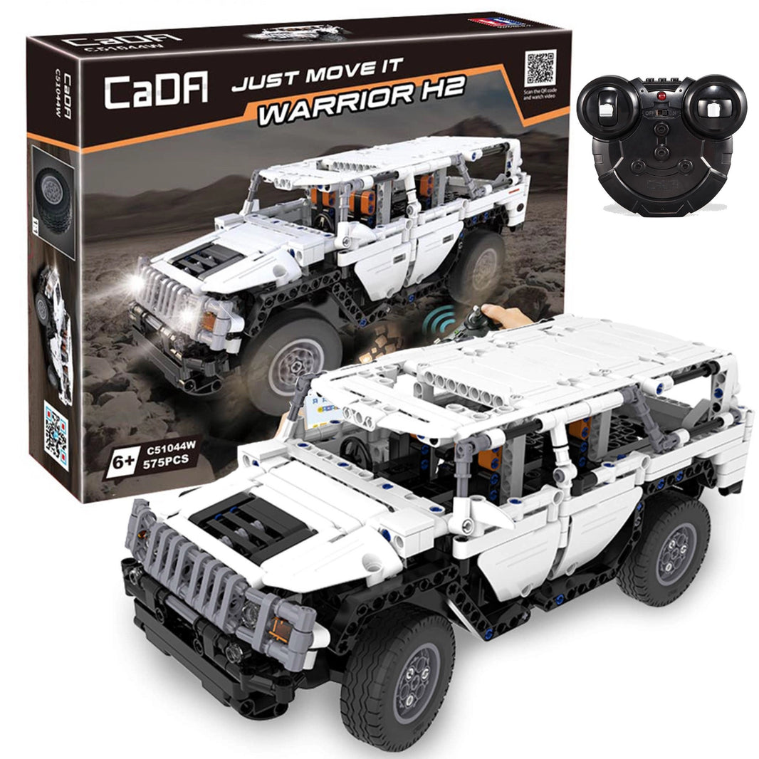 Voiture tout-terrain télécommandée Warrior H2 575 pièces - CaDA