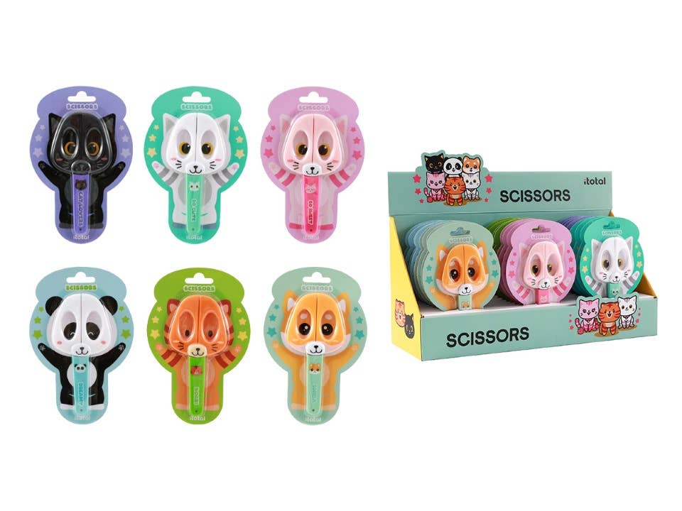 Ciseaux fantaisie animaux assortis – I-Total