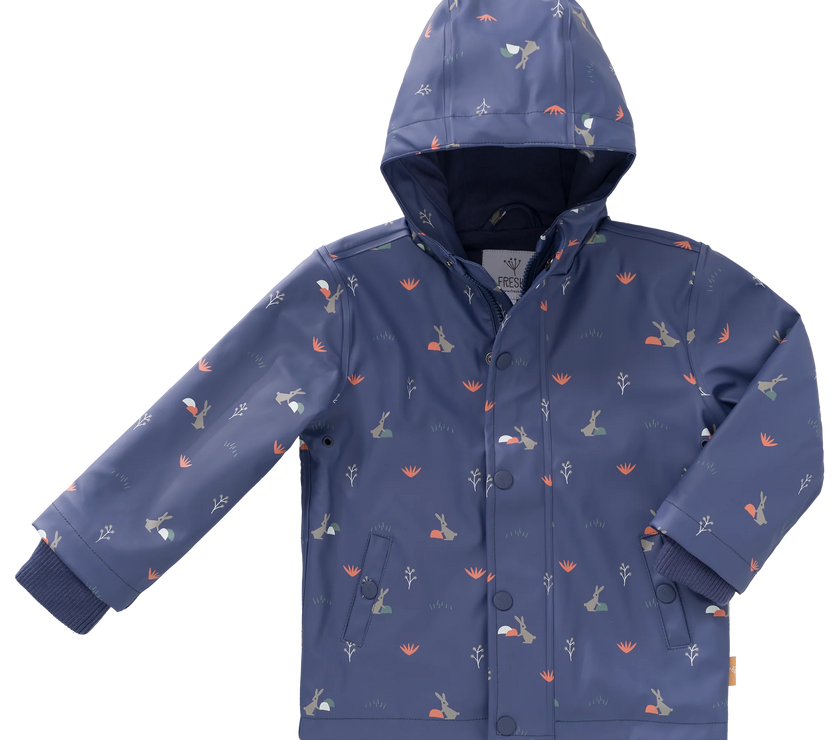 Veste imperméable Lapin bleu foncé - Fresk