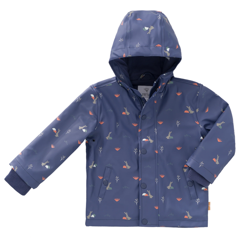 Veste imperméable Lapin bleu foncé - Fresk