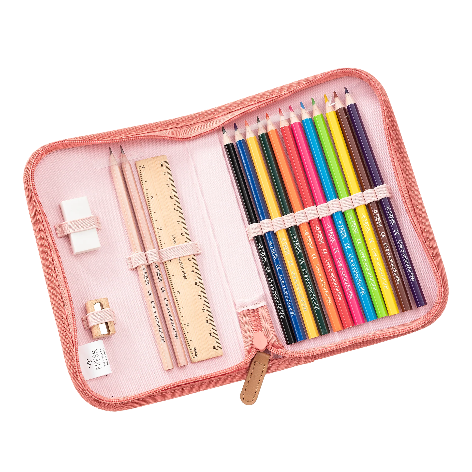Trousse garnie Fresk – Papillon – Crayons et accessoires