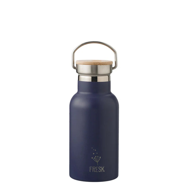 Gourde 350 ml Bleu foncé uni - Fresk