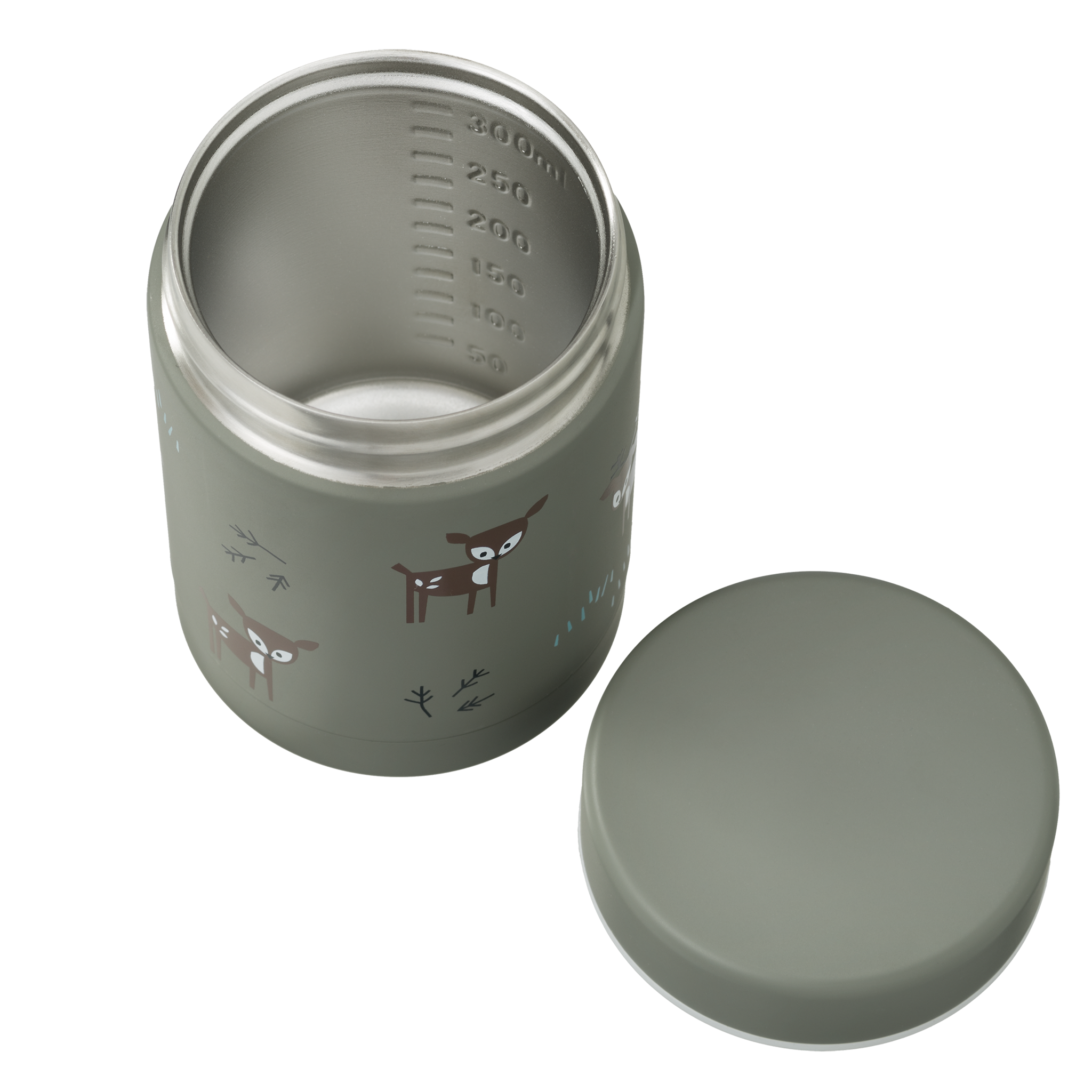 Thermo repas 300 ml Deer olive - Fresk