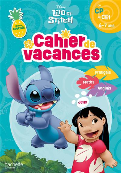 Cahier de vacances 6-7ans - Lilo & Stitch