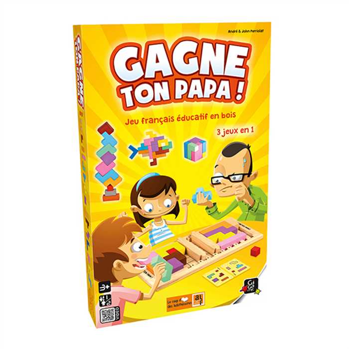 Gagne ton Papa ! – Jeu éducatif en bois – Gigamic