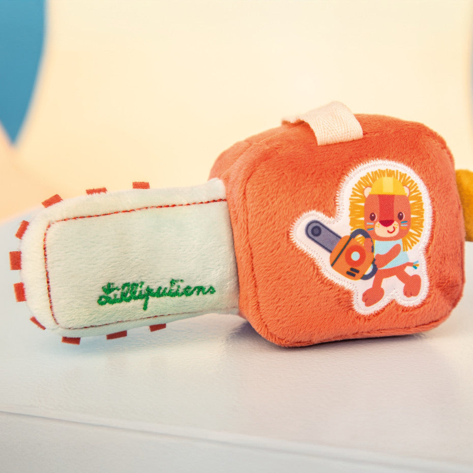 Hochet tronçonneuse Jack le lion