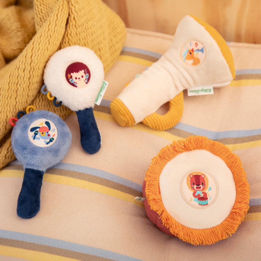 Hochets maracas Jules le chien (x2)