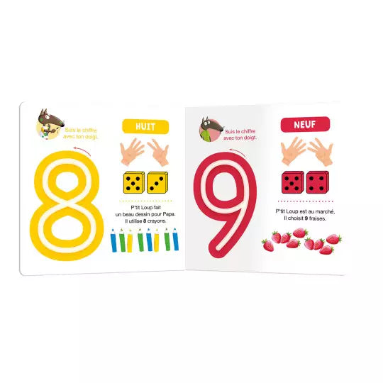 J'apprends avec p'tit loup - Les chiffres