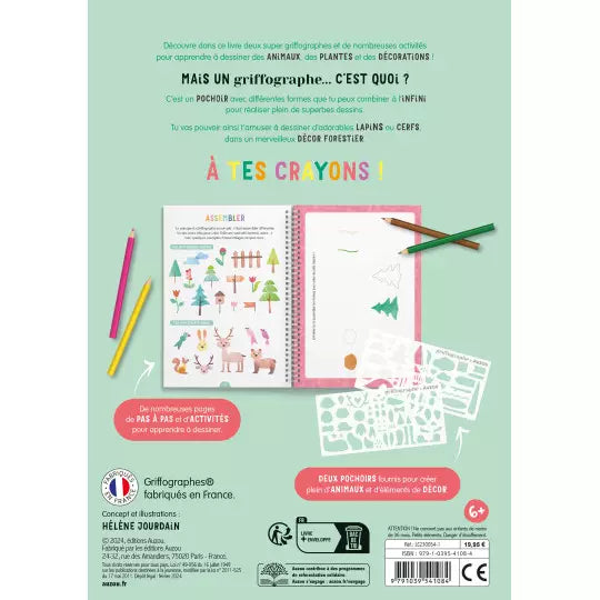 Je dessine pas à pas avec le griffographe - Dans la forêt