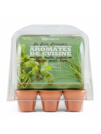 Je fais pousser mes aromates de cuisine - Mini Serre en plastique recyclé