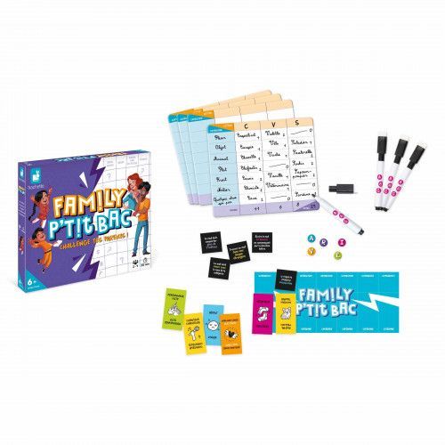 Jeu Family P'tit Bac - Challenge tes Parents