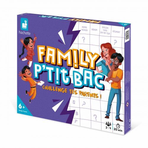 Jeu Family P'tit Bac - Challenge tes Parents