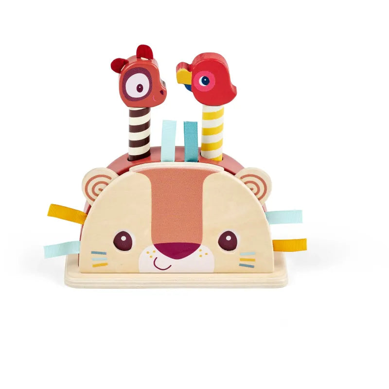 Jouet Pop-up en bois Jack le lion - Lilliputiens