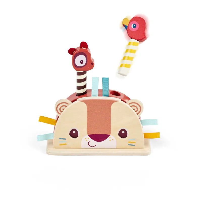 Jouet Pop-up en bois Jack le lion - Lilliputiens
