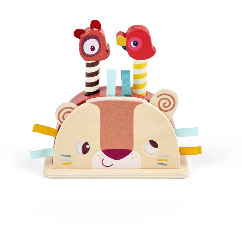 Jouet Pop-up en bois Jack le lion - Lilliputiens